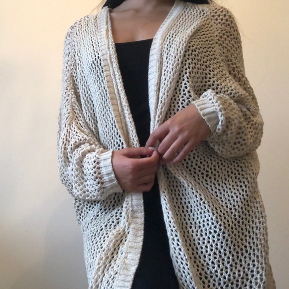 Brandy Melville Sweaters - Brandy Melville Beige Cardigan